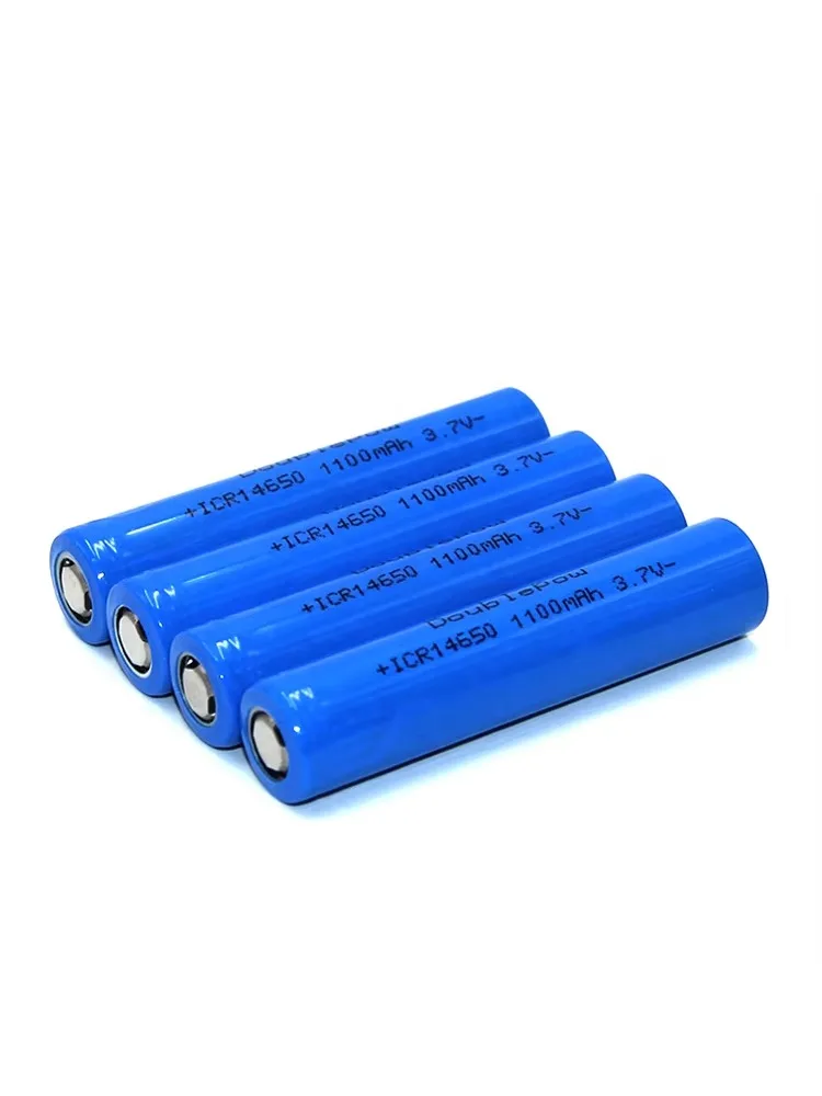 3,7 V 14650 1100 mah Niebieski akumulator litowo-jonowy z płaską górą do latarki LED Zabawki Bezprzewodowa mysz Inteligentny zamek do drzwi — zdjęcie produktu 6