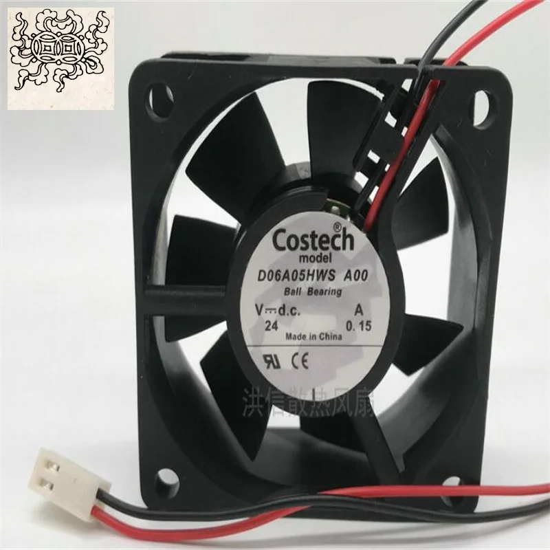 

Jinlingge для D06A05HWS A00 6 см DC 24 В 0,15 А 6025 двухпроводной инверторный охлаждающий вентилятор