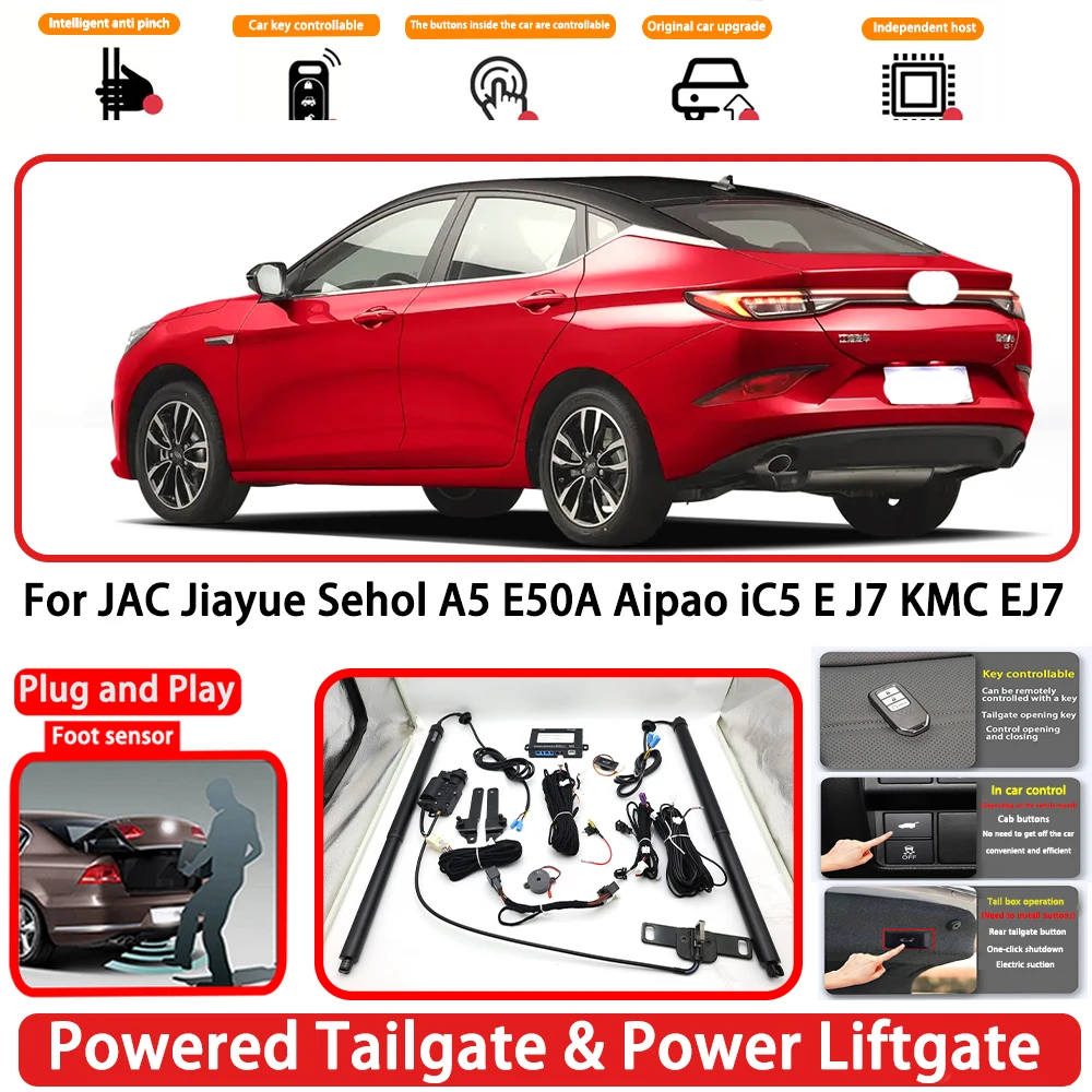 for JAC Jiayue Sehol A5 E50A Aipao iC5 E J7 KMC EJ7 OEM Plug and Play Auto Powered Tailgate Power Liftgate Rear Trunk Opener
