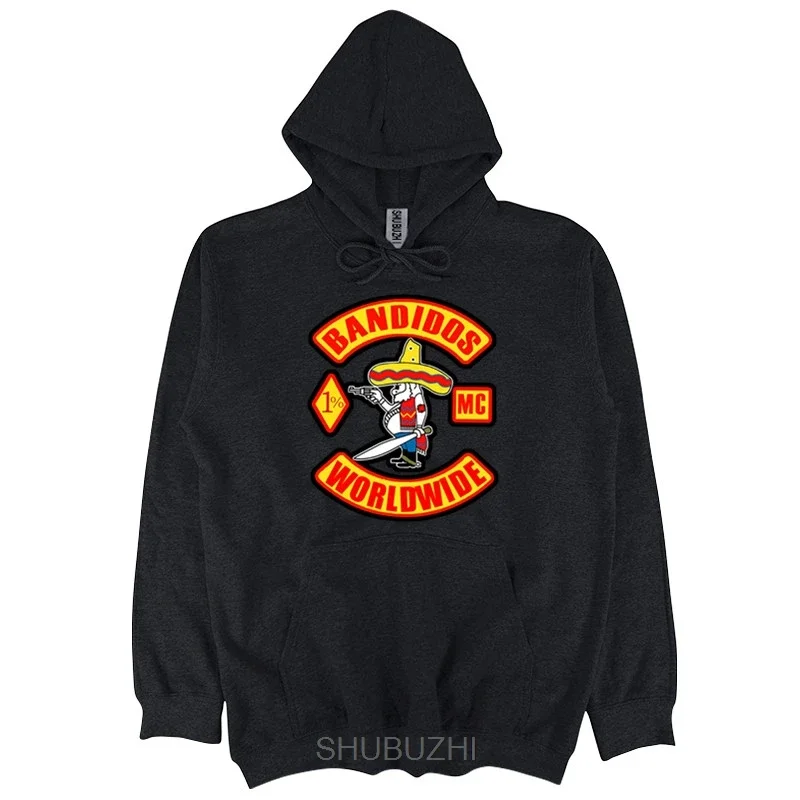 Men Streetwear Hoodies Fashion Casual Hoody  Bandidos motorcycle club men hoody cotton sweatshirt