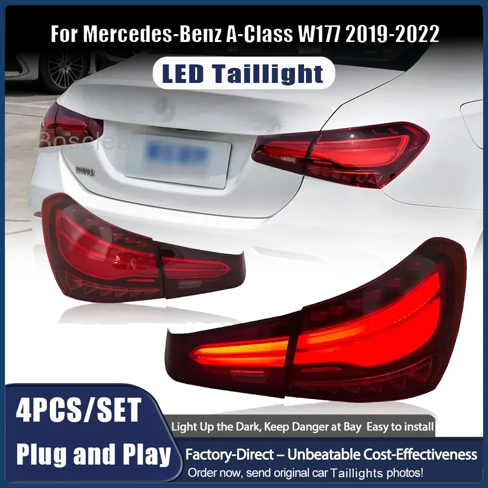 

Светодиодные модифицированные задние фонари в сборе, задний фонарь, задний фонарь, задний фонарь для Mercedes-Benz a Class W177 2019 2020 2021 2022