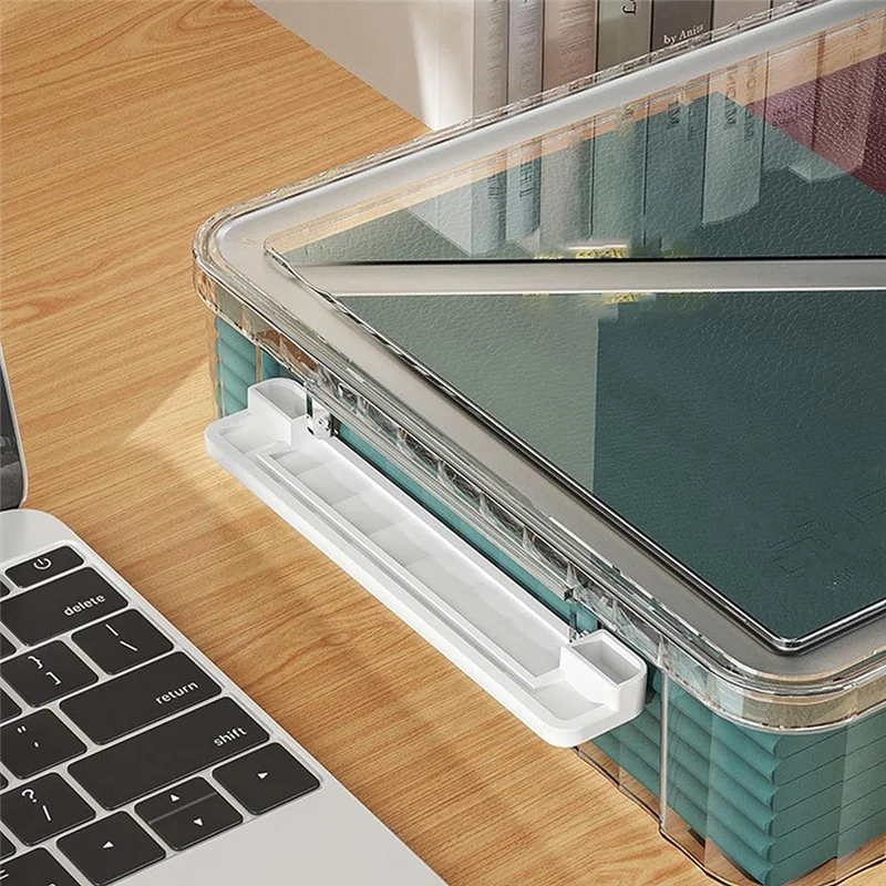 

AED5-A4 Ящик для хранения бумаги для скрапбукинга Ящик для хранения фотографий Пластиковая коробка для файлов Пластиковая пластиковая коробка для файлов