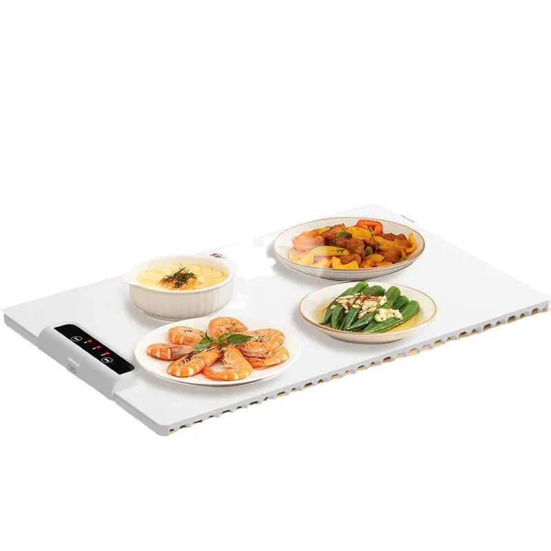 Foldable Large Capacity Electric Food Warming Mat, Thermostatic Heating Pad for Dining Table Hotel Meal Heat Preservation