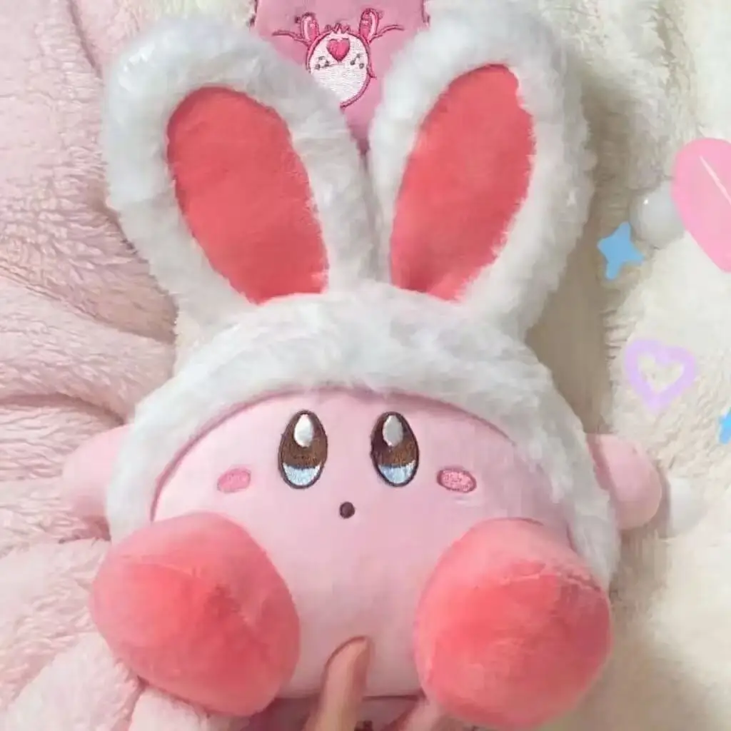 Hot Sale Rabbit Ear Kirby Plush Toys Hug Pillow Grabbing Machine Doll Room Decoration Children's Toys Girl's Holiday Gift view 6