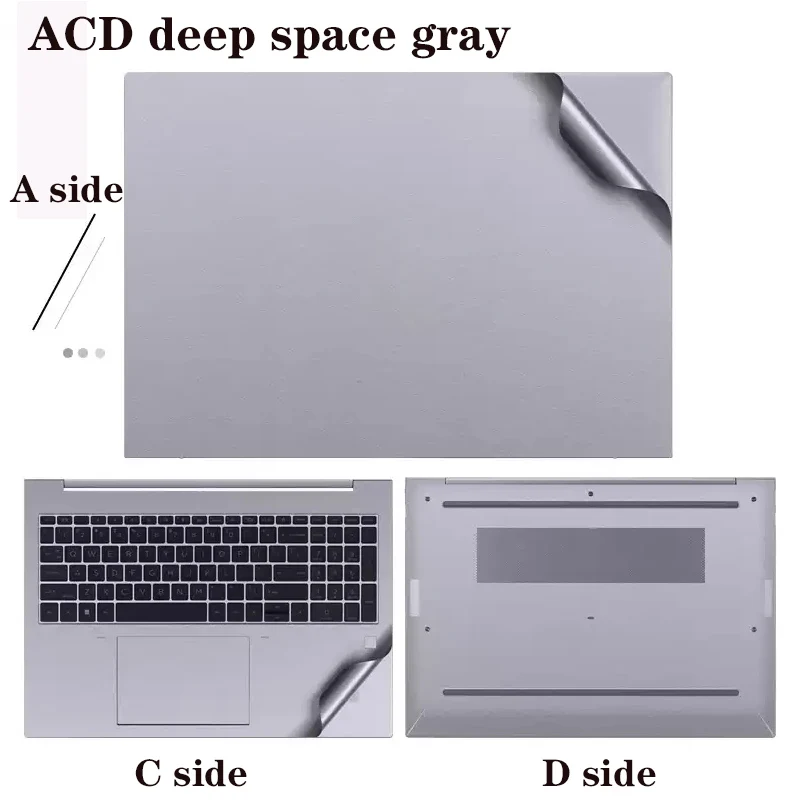 For HP OmniBook 7 16-bh0047nr 16-az 16-ay  Notebook computer solid color skin body sticker scratch-proof shell protective film