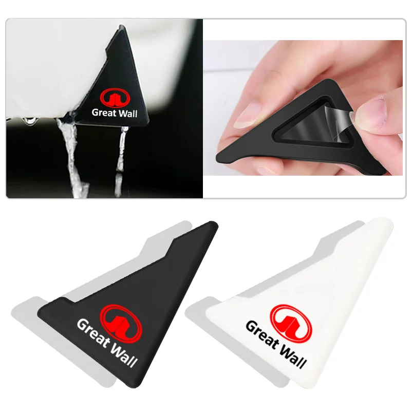 

2Pcs Silicone Car Door Corner Cover Anti-Scratch Protector For Great Wall Hover H3 H5 M4 Poer Pao Voleex C30 Wingle 5 Florid