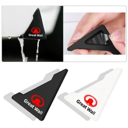 2Pcs Silicone Car Door Corner Cover Anti-Scratch Protector For Great Wall Hover H3 H5 M4 Poer Pao Voleex C30 Wingle 5 Florid