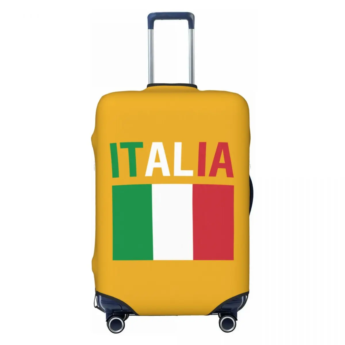 

Custom Italy Flag Luggage Cover Protector Fashion Italian Proud Travel Suitcase Covers for 18-32 Inch