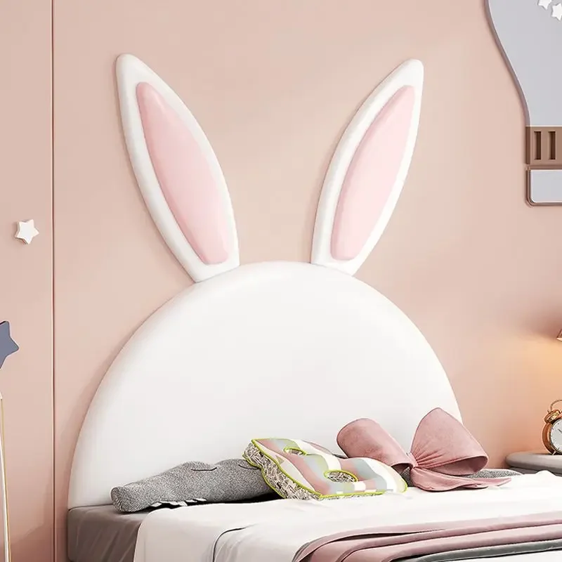 Panneau Mural Rose en Forme de Lapin pour Lit d\'Enfant, Sauna, Meubles de Chambre à Coucher, Tête de Lit