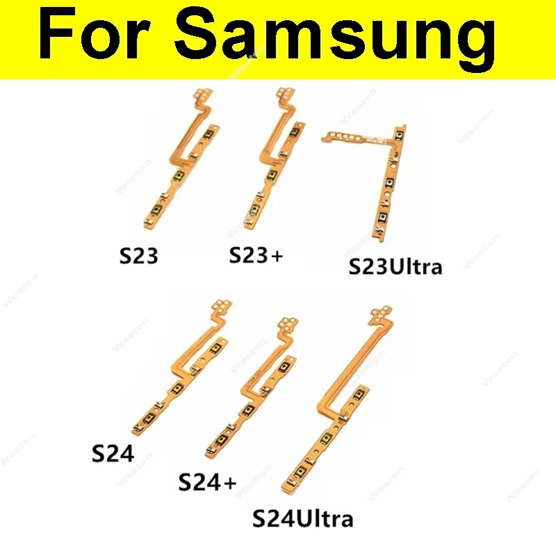 

Гибкий кабель кнопки питания и громкости для Samsung Galaxy S23+ Plus Ultra S24 S24+ Plus S24 Ultra Audio Control Ленточные запасные части