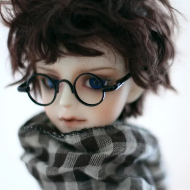 

Милые круглые очки для куклы BJD YOSD 1/6 1/4 MSD 1/3 SD17 Аксессуары Для дяди GS3