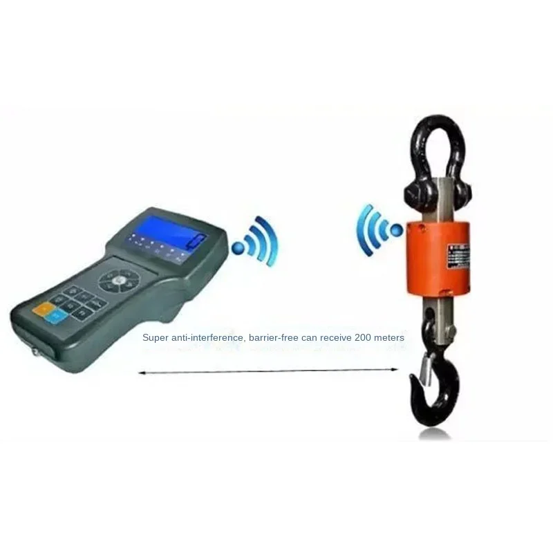 3T/5T/10T weighing scale electronic crane scale wireless printing crane scale hook called driving  tool