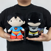 Classic Hero Plush Dolls 20cm Batman Superman DC Comics Justice League Soft Stuffed Toys for Kids Christmas Halloween Gifts