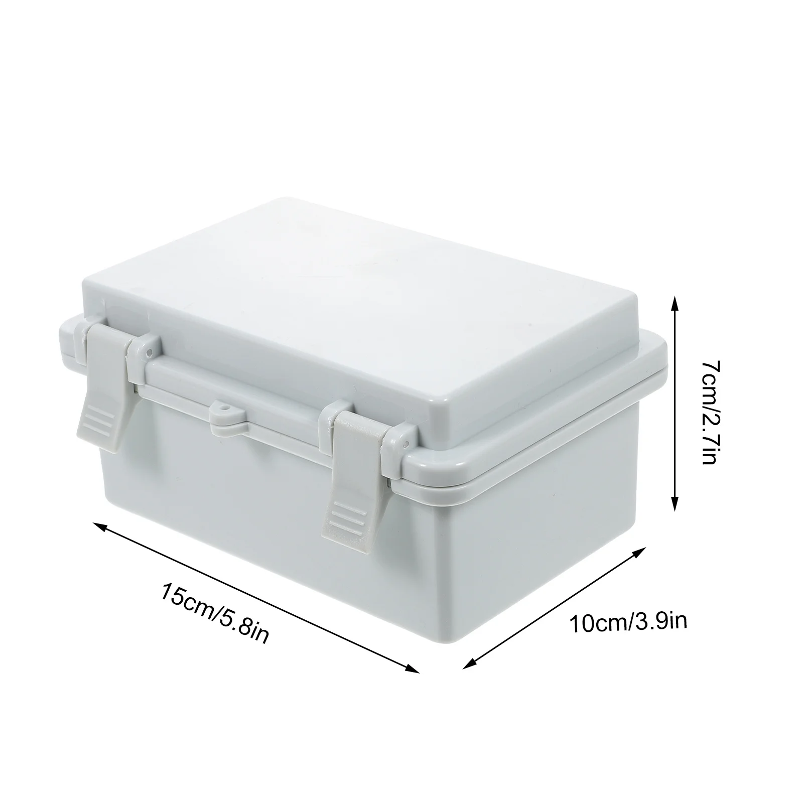 صندوق توصيل خارجي مقاوم للماء IP67 مصنف من البلاستيك عالي التحمل مع غطاء مفصلي للتوصيلات الكهربائية و #6