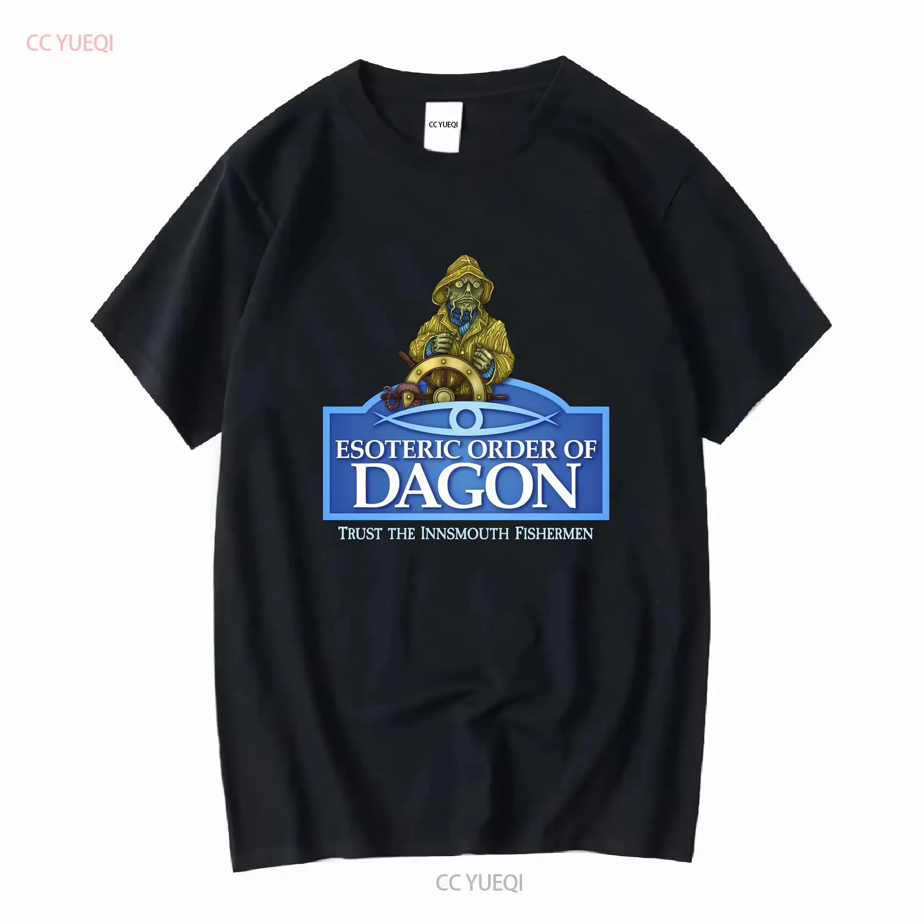 Innsmouth pescador orden esotérica de Dagon Cthulhu camiseta HP Lovecraft llamada gran viejo una manga larga o corta vintage homme