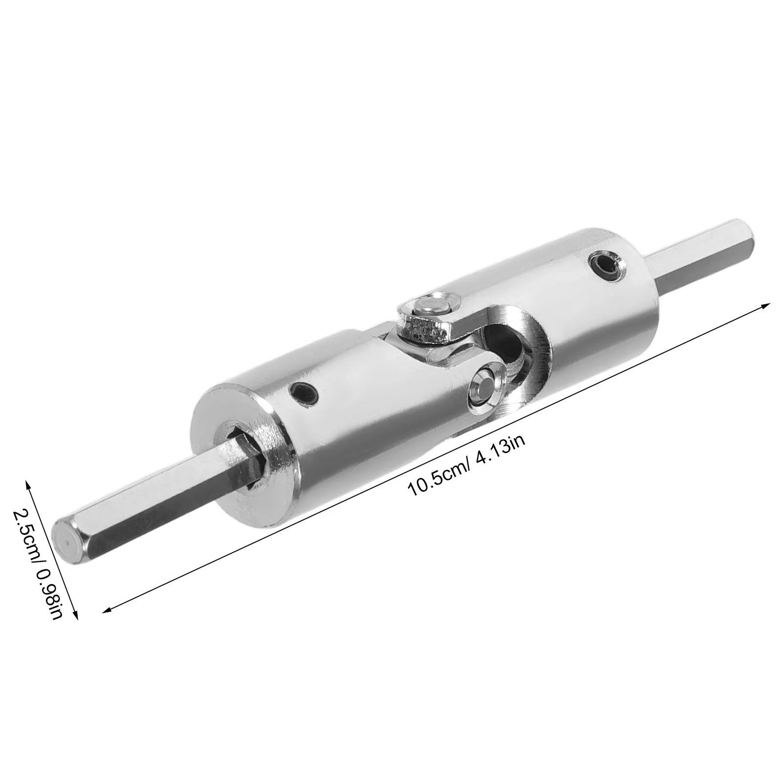 Universal Joint Shaft Coupler Heavy Duty Metal Hand Crank Steering Shaft for Roller Shutter Window Opener Awning Smooth