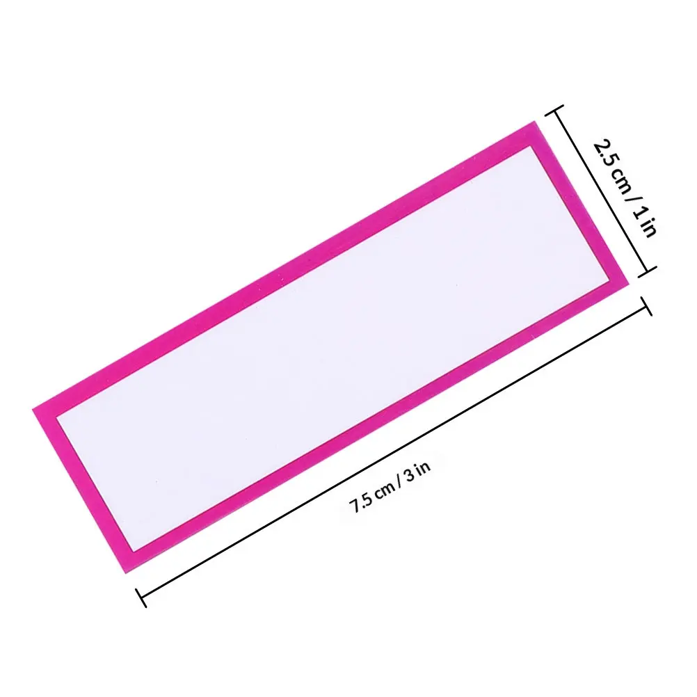 40Pcs Dry Erase Magnetic Stickers Premium Magnetic Label Tags Compact Light Portable for Home Office School Fridge Whiteboard