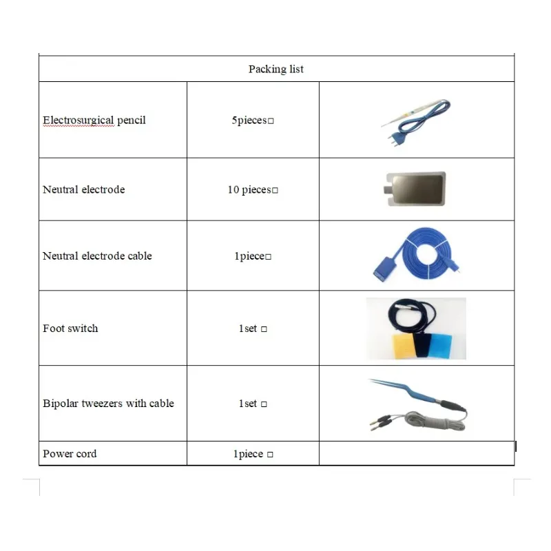 Six Functions Medical Electrosurgical Generator SY-I081VI Diathermy Electrocautery Machine for Hospital Use 5