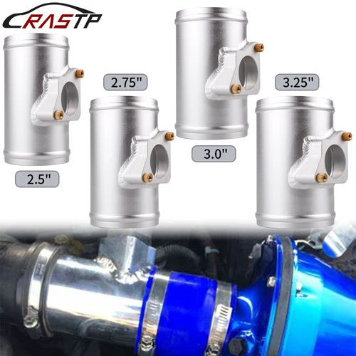 Base de medidor de flujo de aire de montaje de Sensor de flujo de aire de aluminio 63/70/76MM para TOYOTA MAZDA SUBARU SUZUKI adaptador de medidor de entrada de aire MAF011