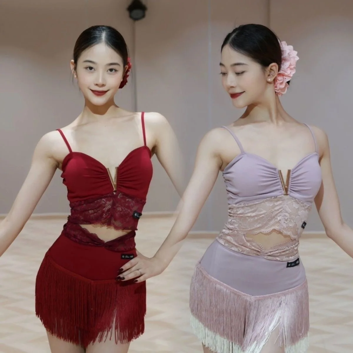 

Line Dance Costume New Products Latin Dance Clothing Women Dancewear Women Suit Dance Costume Sexy Female Costumes Fringe Skirt