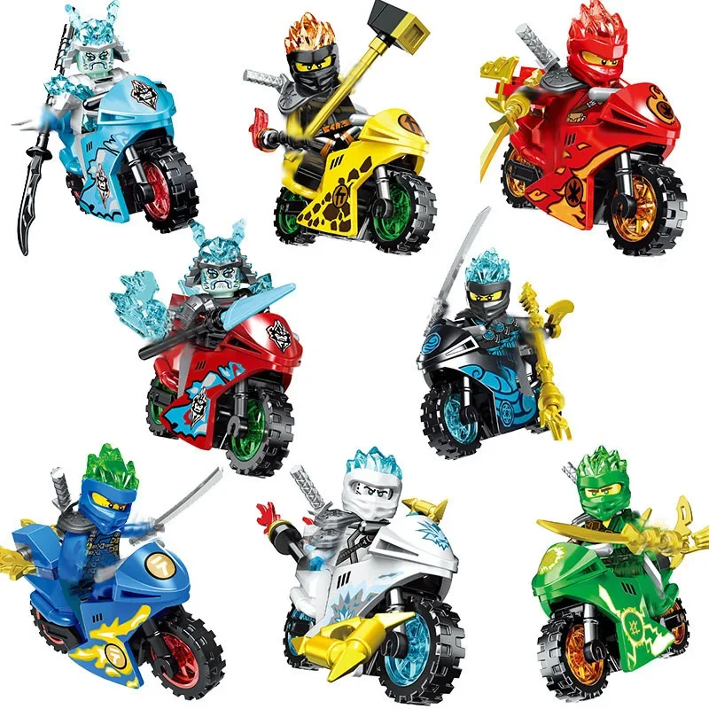 

Bandai Ninjago Mini Figures 4CM Anime Characters Building Blocks Toys Mini Doll Doll Figures Model Anime Bricks Kids Toy Gifts