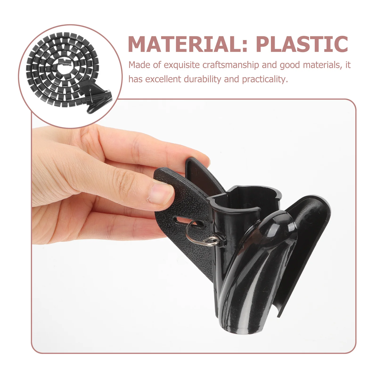 

Spiral Cable Management Pipe Flexible Wire Wrap Coiled Tube Sleeve Suitable for Computer Sound System Cord Covered Organizer