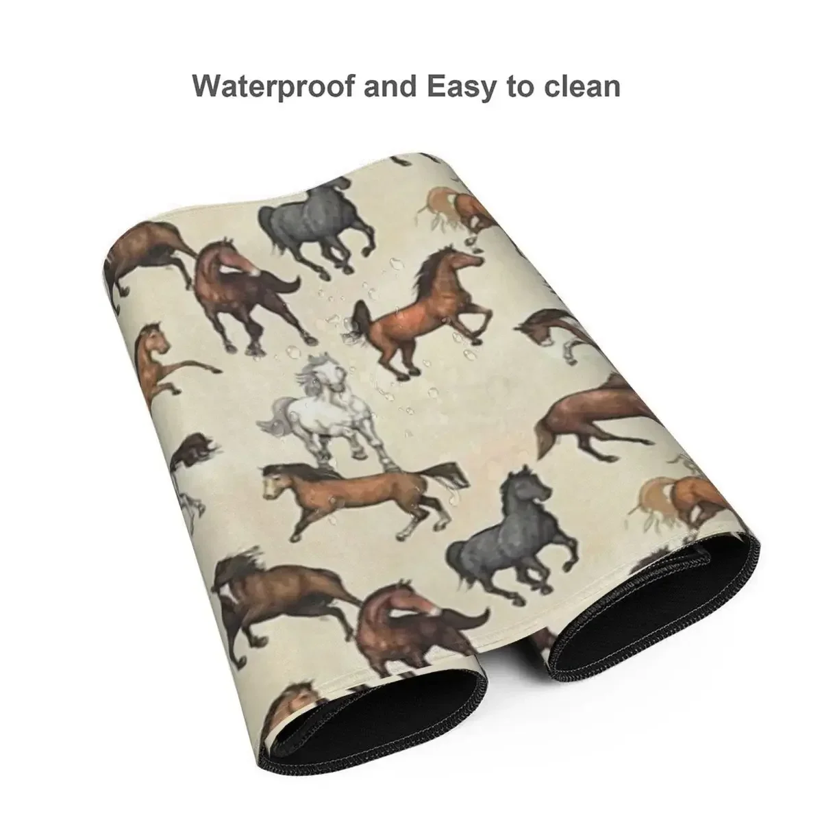 Pôr do sol cavalo padrão grande mouse pad teclado do computador mouse tapete gamer computador portátil tapete de mesa acessórios de escritório tapetes de mesa