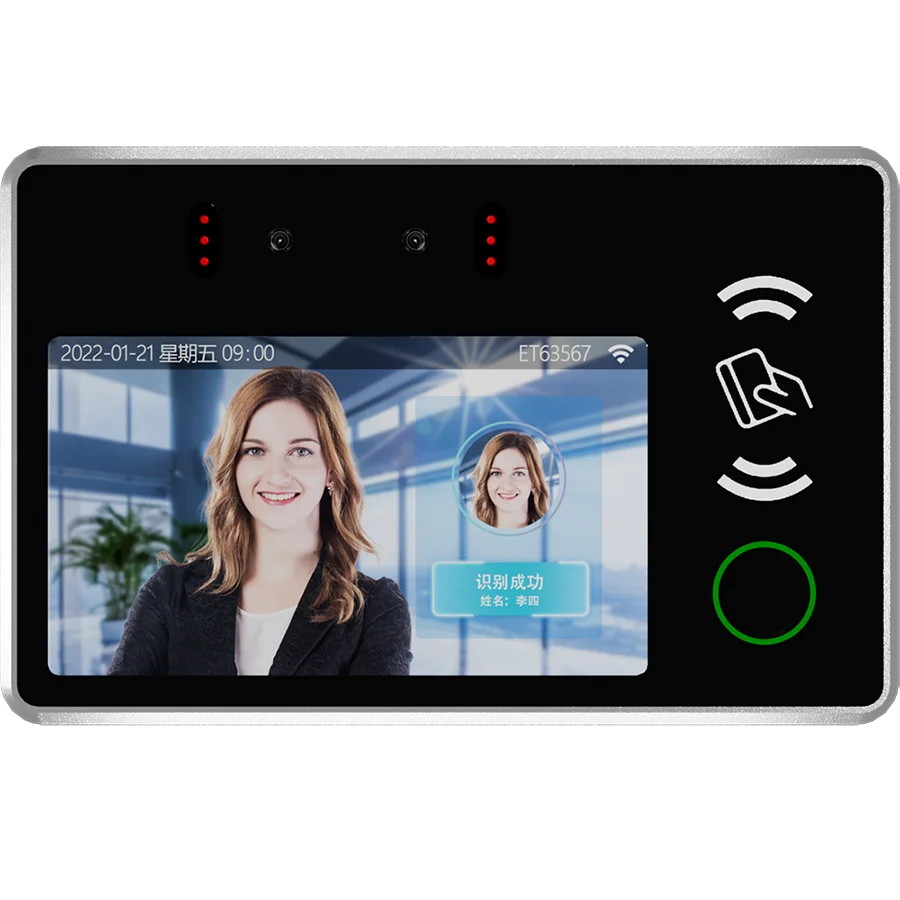 User Friendly Arabic Language Support High Security Smart Multi Biometric Fingerprint Access Control Time Attendance System