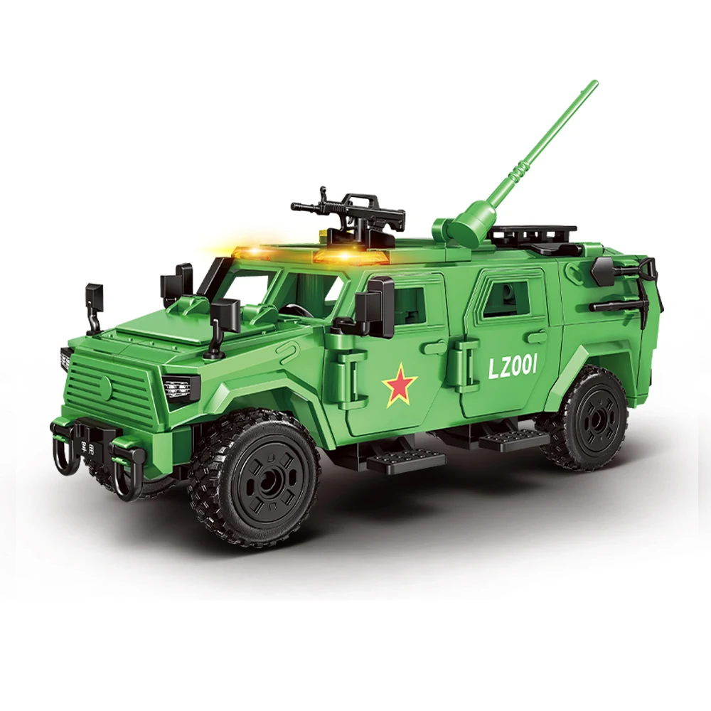 Exército militar forças especiais polícia swat soldados veículo blindado blocos de construção tijolos montagem brinquedos para crianças presente