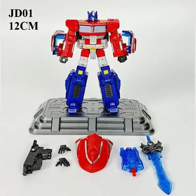 

[Товары для пятна] Трансформация JD01 JD-01 12 см Классическая фигурка OP Prime Модель робота Игрушки Соберите подарки Оригинальная коробка