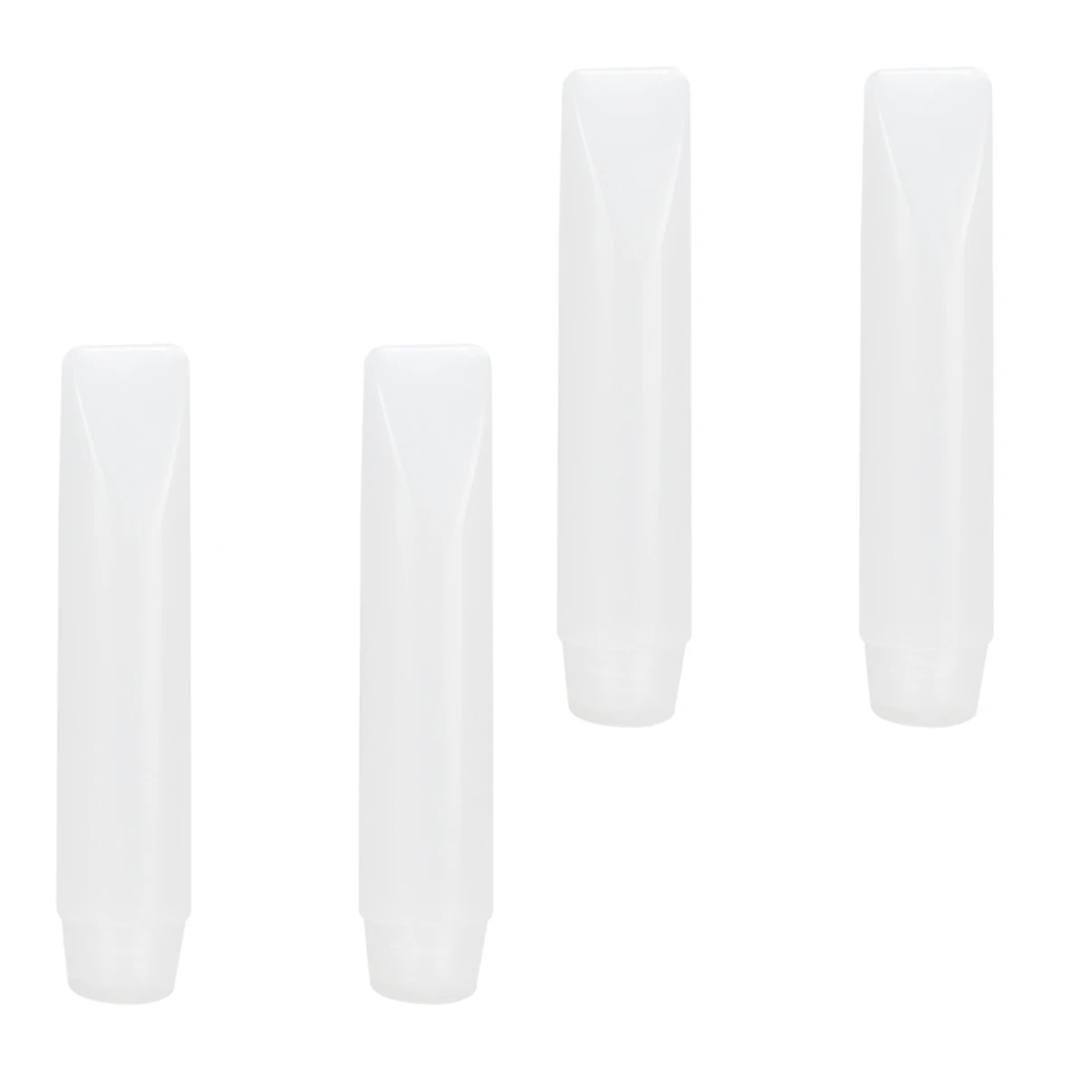 

4Pcs Portable Leak Proof Bottle Refillable Empty Squeeze Bottles Pe Storage for Facial Cleaner Shampoo Shower Gel