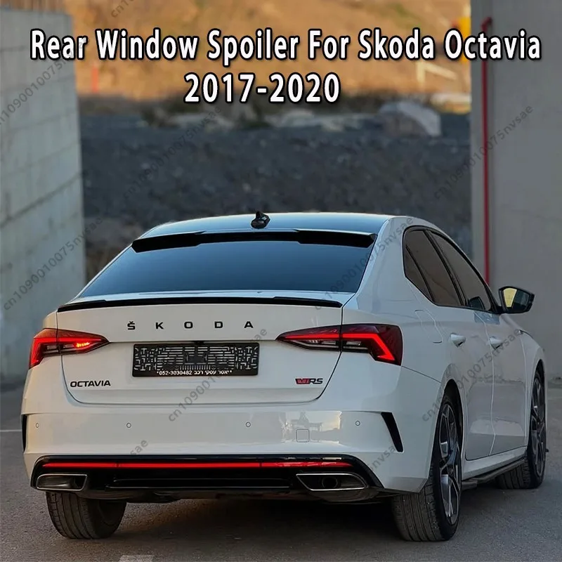 

Rear Roof Spoiler for Skoda Octavia RS / Sportline / Standard Liftback MK4 2020-2024+ Car Rear Window Roof Lip Spoiler Tuning