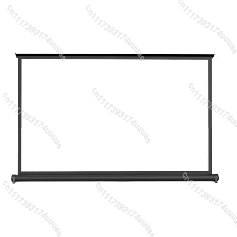 50 Inch HD 16:9 Portable Projector Screen Foldable Pull Up Projection Screen with Stand for Home Theater Camping Business view 4