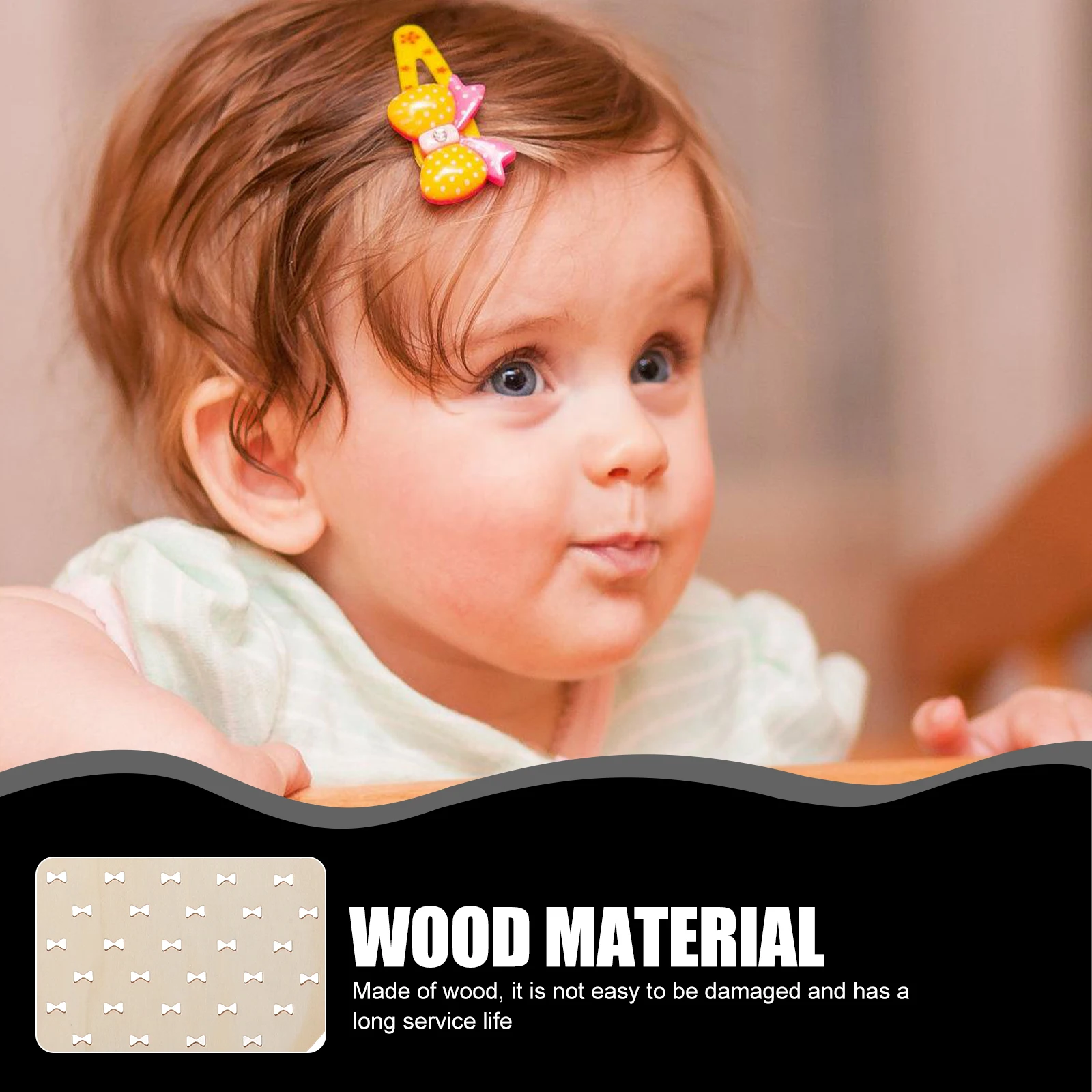 

Wooden Hair Clip ganizer DIY Craft Storage Board for Bow Scrunchies Clips Headb s Decorative Wall Mount Holder