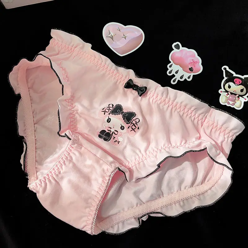 

Cartoon Pattern Sanrio My Melody Prints Y2K Kawaii Sexy Panties Cute Comfortable Personality Student Thin Briefs Sweet GirlGifts