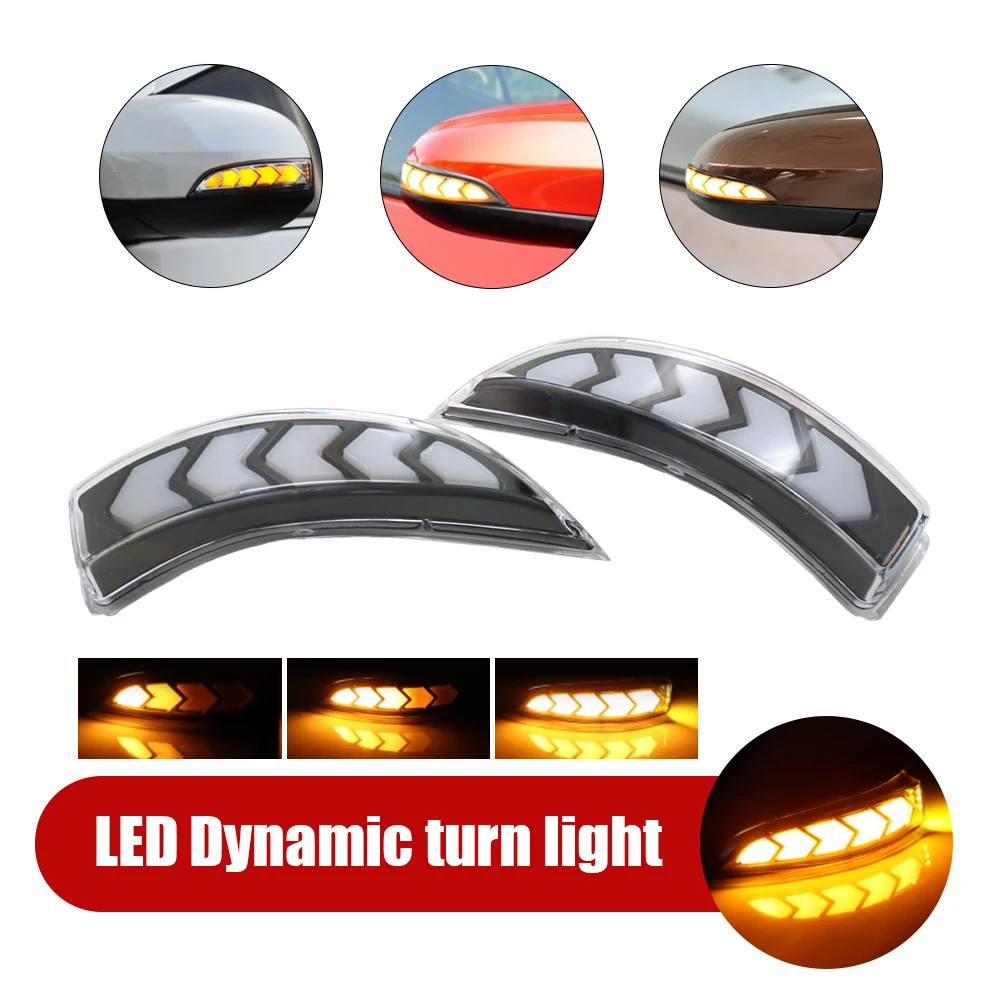 Car Mirror Running Turn Signal Light for Toyota Corolla Camry Yaris AQUA Outside Rearview Mirror Corner Light Signal Alert Light