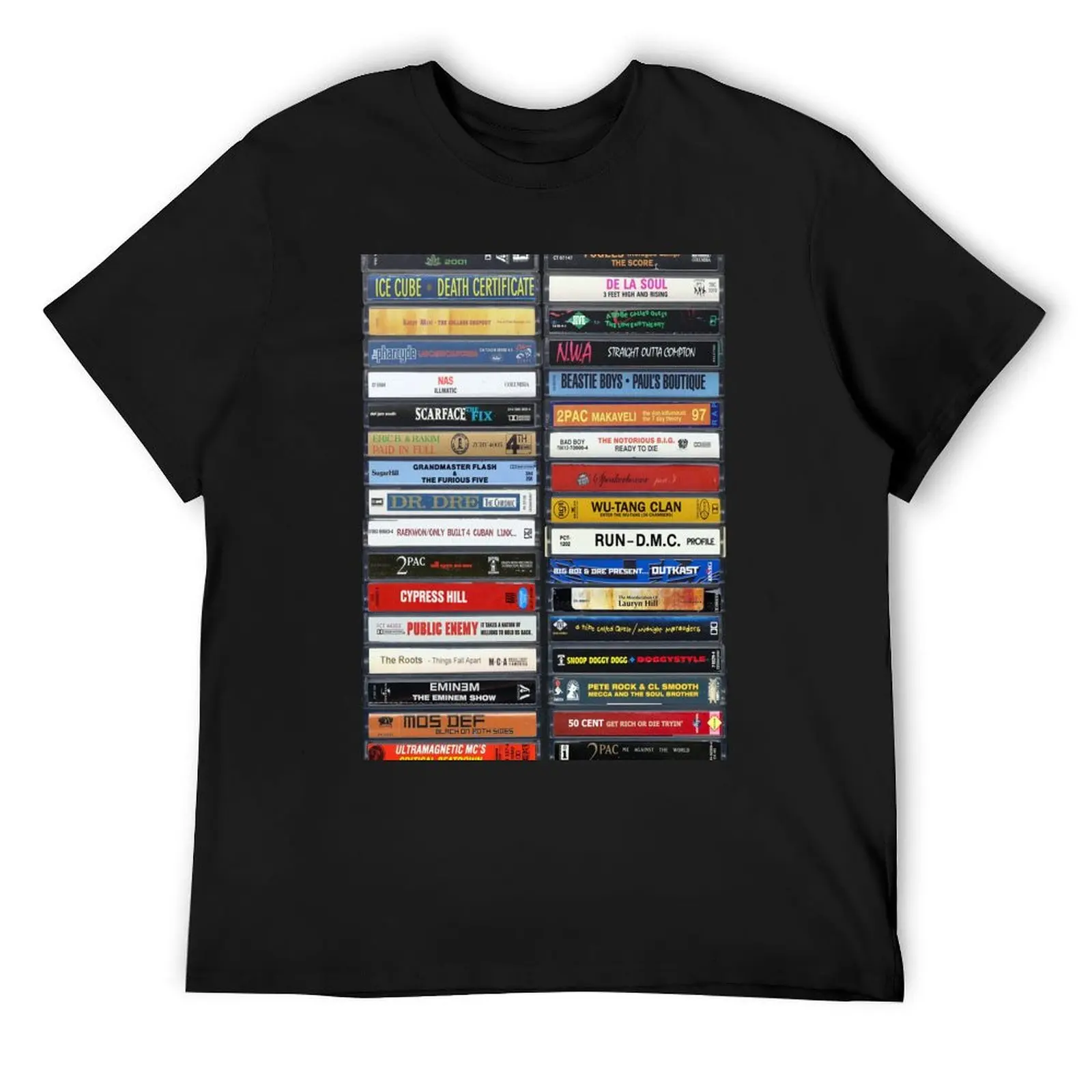 Best Hiphop Album All The Time In The World - Minimalist Vintage Casette Style Poster T-Shirt street wear workout shirts for men