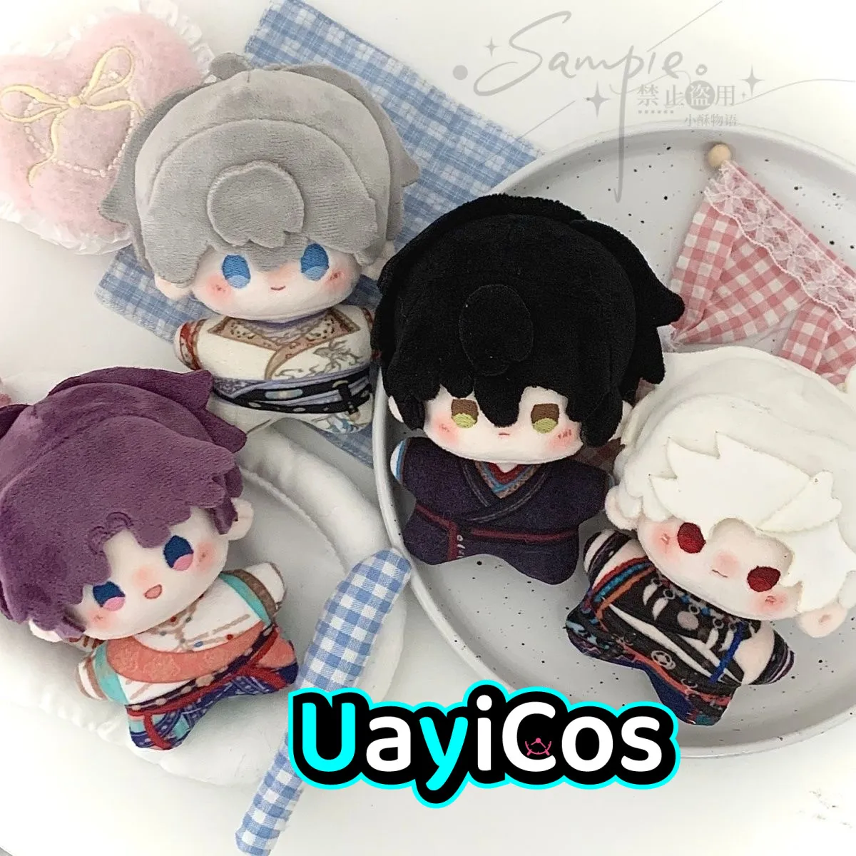 Love and Deepspace Xavier ralayo Zayne Sylus Stuffed 10cm Plushies Plush Doll Clothes Bag Pendant Keychain Anime Figure  Toy For