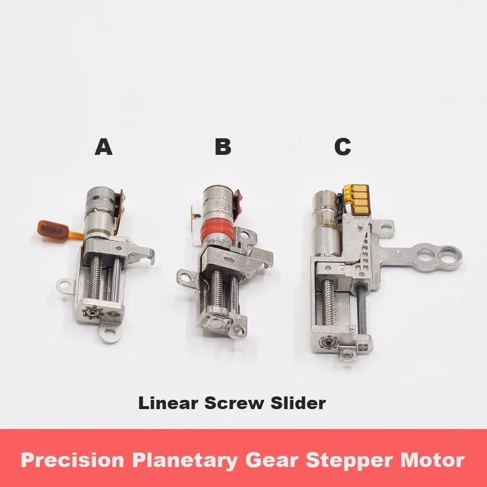 3 نمط مايكرو صغير 5 مللي متر 2-phase 4-wire خطوة المحرك الدقة الكواكب علبة التروس السائر الخطي المسمار المعادن المنزلق لتقوم بها بنفسك كاميرا