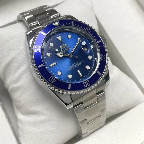 Imagen 2 del producto Orient Double Lion Reloj mecánico totalmente automático para hombre con correa de acero inoxidable reacondicionada