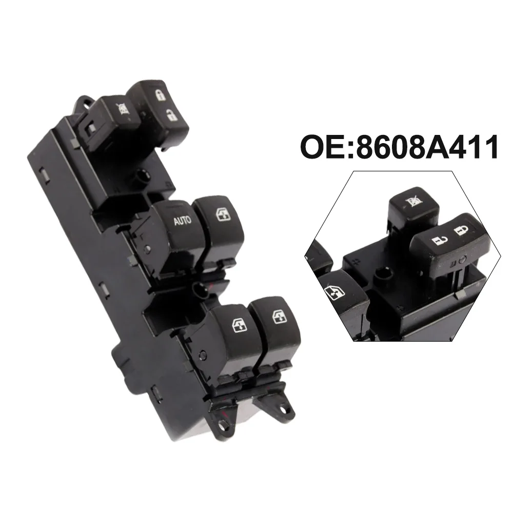 Master Button Assembly Front Left Window Car Repair Single Piece Included Plastic And Metal Construction OEM Number 8608A411