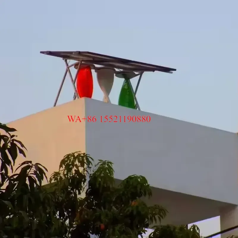 WMWMNU Hybrid Solar Wind Power System Generator Station Energy Turbine Source