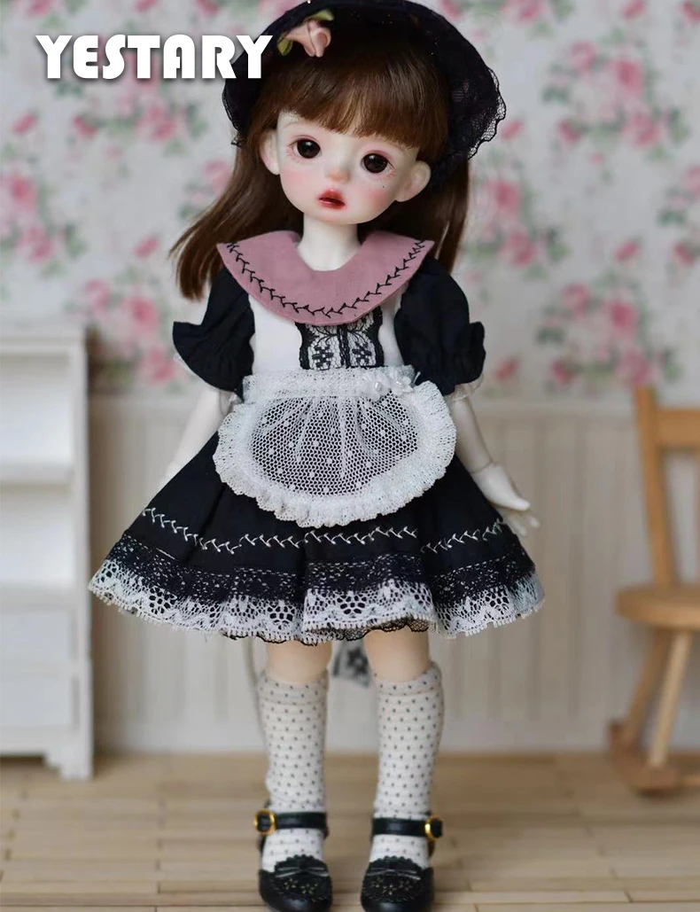 YESTARY BJD Doll Accessories BJD Clothing For 1/4 1/6 Doll Fashion Design Lace Dress Set Finished Product For Blythe Girl Gifts