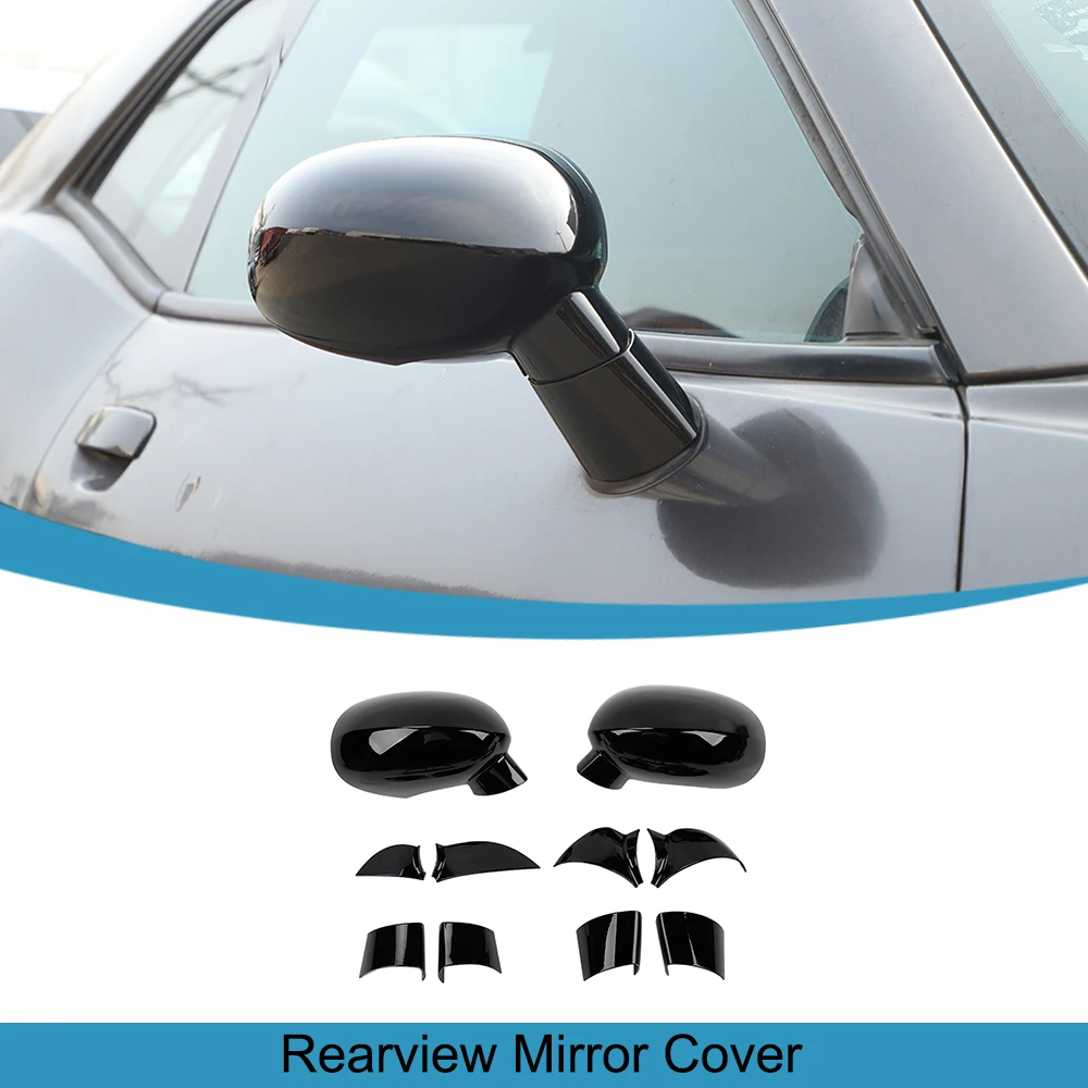 

Rearview Mirror Shell Decoration Cover Trim Stickers for Dodge Challenger 2009-2023 Mirror Base Covers Car Exterior Accessories
