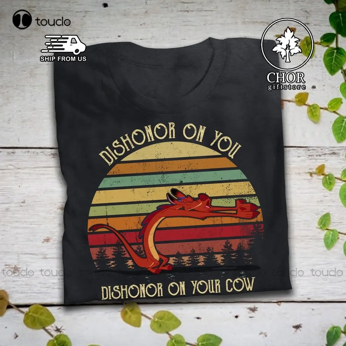 Dishonor On You Dishonor On Your Cow Vintage T Shirt T Shirt Golf Tees Custom Aldult Teen Digital Printing Tee Shirts