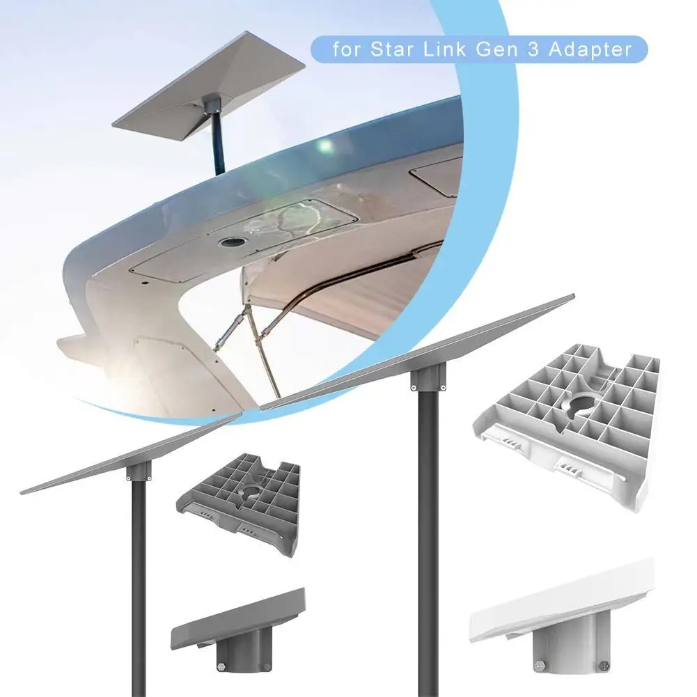 For Starlink Gen 3 Eaves Mounting Bracket Wall Mount Metal Bracket M4.5 Screw Fastening For Internet Satellite Gen 3 RV Bracket