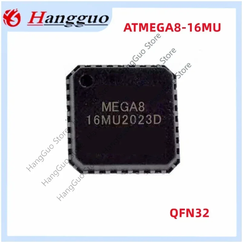 5PCS/Lot Original brand new  ATMEGA8-16MU ATMEGA TMEGA8-16MU QFN-32 Integrated chip For microcontroller