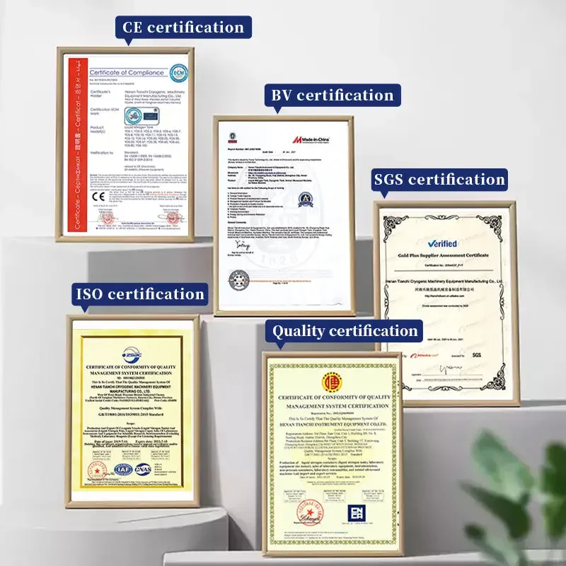 Contenedor de almacenamiento de especias para cría de ganado Cryo Dewar de 2 litros, contenedor de nitrógeno líquido portátil