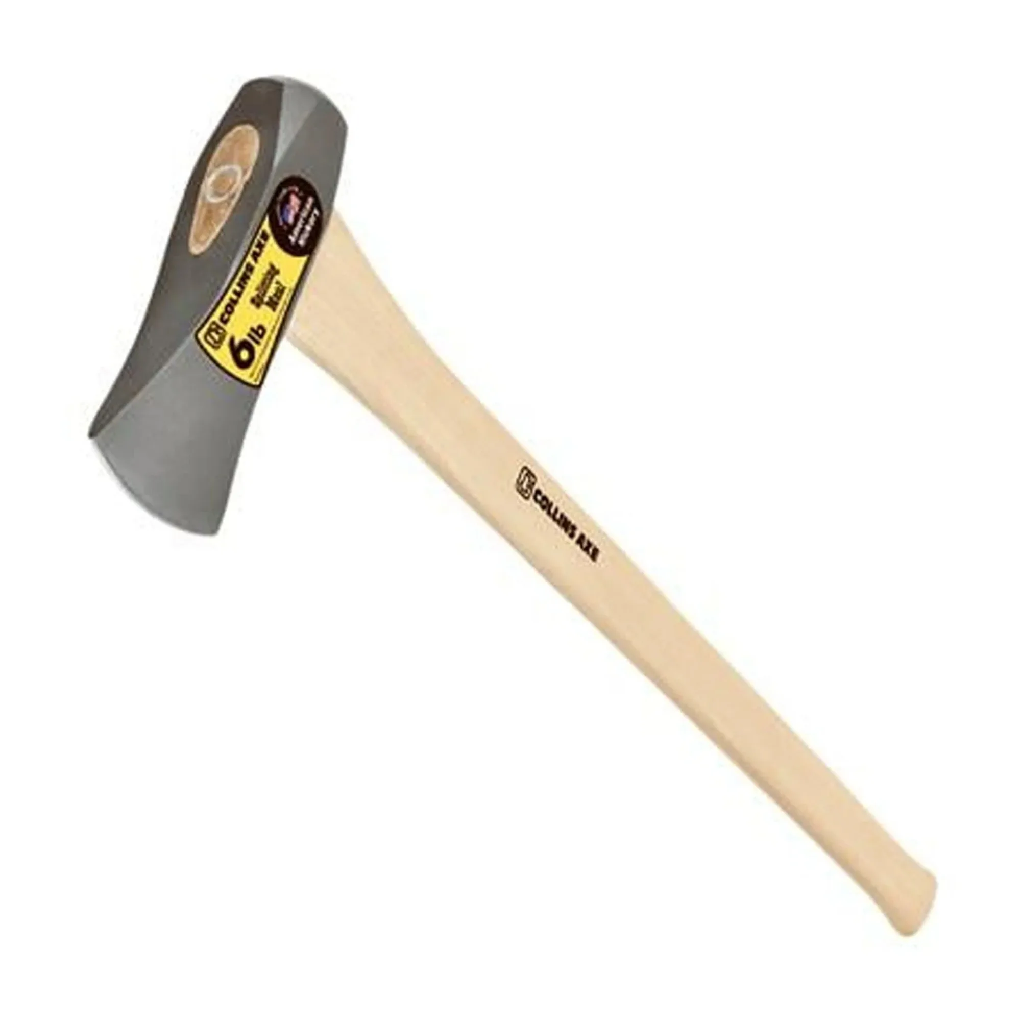 

6 lb Single Bit Splitting Maul 34 in. Wood Handle，Easy to use