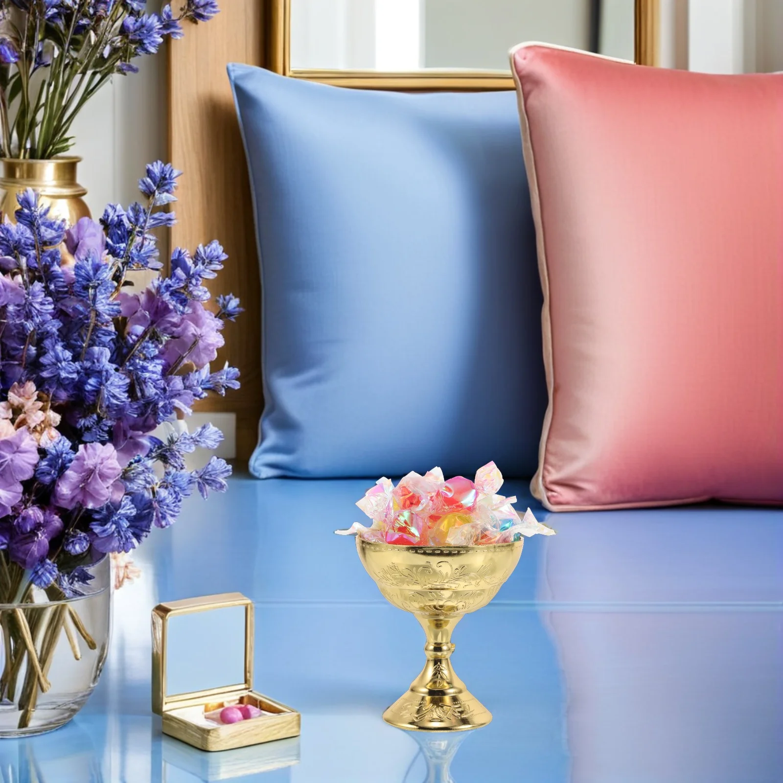 

12pcs Plastic Dessert Serving Cups Retro Embossed Chalice Wedding Candy Containers Buffet Party Appetizer Snack Holiday Event